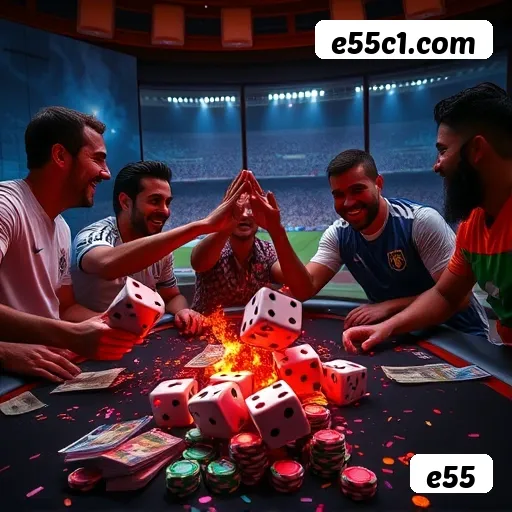 Análise de apostas e55